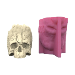 Unique Skull Silicone Planter Mold for DIY Resin Crafts and Unique Home Decors Ideal for Pen Holders or Flower Pots