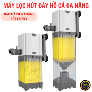 Máy lọc chìm cao cấp jingye đa chức năng 3 trong 1 bơm nước lọc nước và tạo oxy bể cá thủy sinh với thiết kế hiện đại hoạt động siêu yên tĩnh