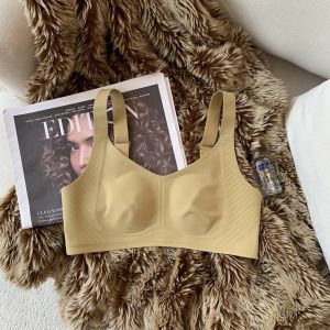 shystar Lightweight and warm big breasts look small no steel ring bra vest