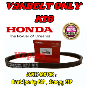 VANBELT ONLY KODE-K16 ASLI V-BEL ORIGINAL MOTOR HONDA BEAT SPORTY ESP/SCOOPY ESP PRESISI BERKUALITAS
