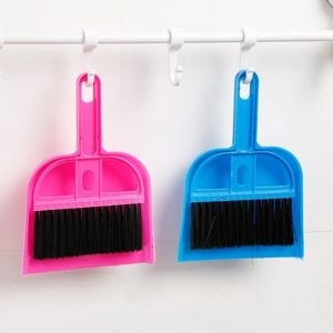 Pengki Mini Set Sapu Pengki Set Mini Dustpan Warna Random