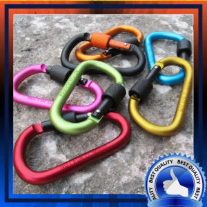 Gantungan Kunci Aluminium Alloy Lixada Carabiner Quickdraw Screw 8D