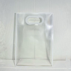 TC Tas Mika PVC Transparan Tas Mika PVC Polos Goodiebag Hampers Souvenir Ulang Tahun Doff R1182