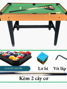 bàn bidBàn Bida 1.2m Gỗ Cao Cấp - Chân Cố Định Chắc Chắn Thiết Kế Sang Trọng - Phù Hợp Gia Đình Trẻ Em Phòng Giải Trí - Kèm Bi Gậy Phụ Kiện - Độ Bền Cao Lắp Đặt Dễ Dàng Chất Lượng Tốt - Bàn Bi-a Mini Cao Cấp - Món Quà Lý Tưởng Giá Tốt Nhất Trên La