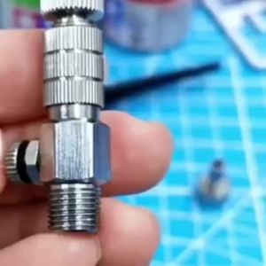 5pc 1/8 Airbrush Quick Release Set Male/Female Couplers w/ Valve for Compressor & Hose