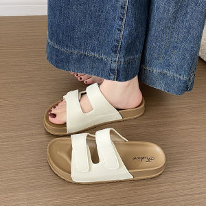 Free Shipping Fashionable Double-Strap Velcro Sandals For Women New Summer Outdoor Beach Non-Slip Slippers For Women