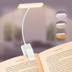 [SG] Book Light 19 LED Rechargeable Reading 3 Color Temperatures Stepless Dimming 80 Hrs Runtime