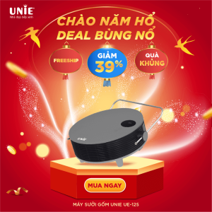 Máy sưởi gốm UNIE UE-12 Thiết kế thông minh - Có thể treo tường hoặc để bàn Công suất lớn cùng 3 chế độ nhiệt lựa chọn Toản nhiệt bằng lá nhôm cao cấp Kiểm soát nhiệt bằng kĩ thuật số Bảo hành 12 Tháng