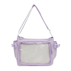 Stylish Solid Color Transparent JK Ita Bag Crossbody Bags For Students And Fashion Lover Attending Club Activities