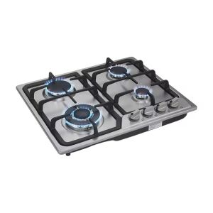 4 Burners Built-In Gas stove Cooktop with Anti-Melt Metal Knob Easy To Clean