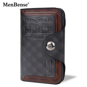 DOMPET PRIA UKURAN 3/4 MENBENSE F388-140 WALLET 3 LIPATAN MUAT BANYAK BAHAN TEBAL