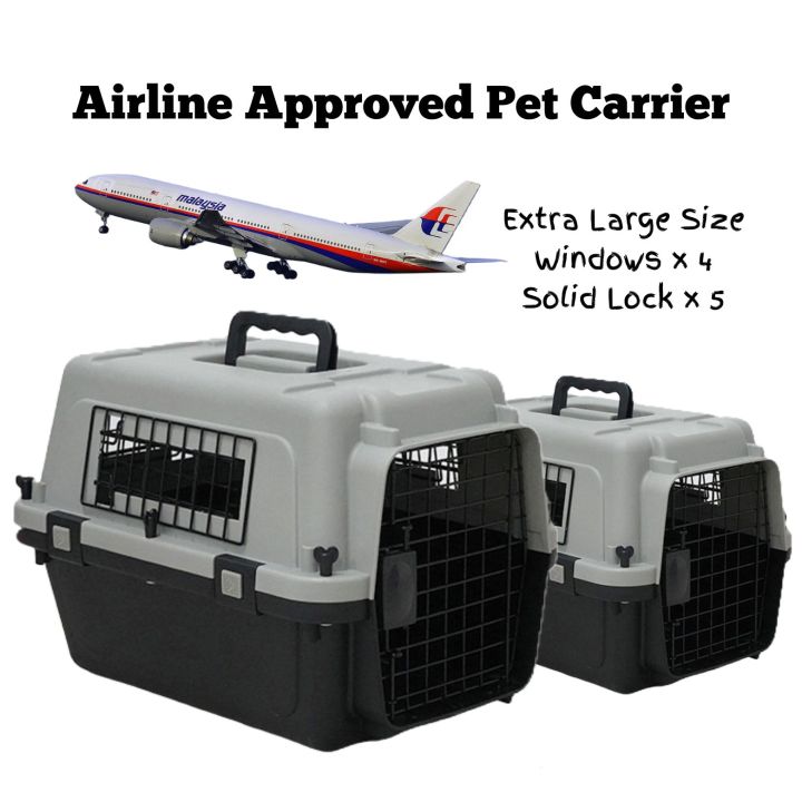 20kg Pet Carrier Extra Large Big Size Cat Rabbit Dog Sangkar Kucing  Carrier Bag Pet Cage Carrier Kucing Saiz Besar Clinic Shopping
