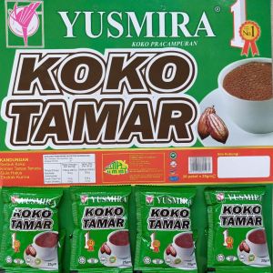 Koko Tamar | YUSMIRA Goat Milk Coffee & Cocoa Herbal Coffee Slimming Energy Healthy Drink 20 Sachets
