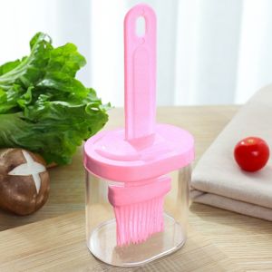 JING Multipurpose Silicone Oil Brush High Temperature Resistant With Bottle Baking Brush  Durable Barbecue Oil Brush Barbecue