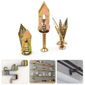 DUERE เหล็กแมงกานีส ตะปูแผ่นยิปซั่ม สำหรับแผ่นยิปซั่มบอร์ด สกรูขยายเล็บ ชุดสกรูยึดตัวเอง ปลั๊กยึดผนังยิปซั่มบอร์ด เครื่องมือยึดเดือย