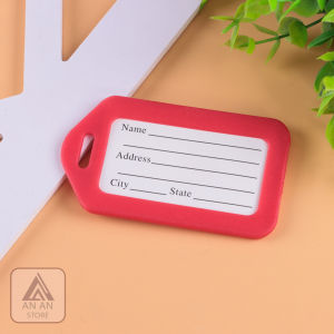 Thẻ Tên Treo Hành Lý Vali Du Lịch Name Tag Có Dây Đeo Chống Thất Lạc