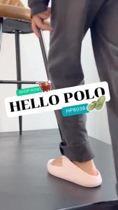 Hello Polo รุ่น HP8038 รองเท้าหูคีบ รองเท้าแตะ สำหรับผู้หญิง รองท้าแตะ รองเท้ายางeva พื้นนุ่ม แฟชั่น กันลื่น กันน้ำ