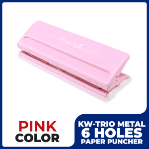 KW-triO 6 Hole Paper Puncher Adjustable Desktop Metal Punch A4 | A5 | A6 | B7