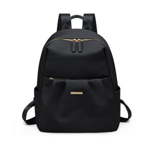 GOLF QUALITY Cute Backpacks for Women Elegant Ladies Backpack Purse Solid Color Small Back Pack Bags Multi Pockets Aesthetic Female Bag