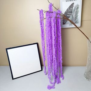 MAJESTICX Multicolor Amaranthus Artificial Hanging Plant Yarn Ornament Hanging Long Tassel Flower Beautiful Photo Props Hanging Amaranthus Flowers European Wedding Decoration