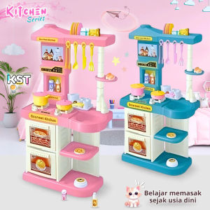 [KST] Mainan Dapur Set Masak Masakan Edukasi Anak Perempuan Kado Ulang Tahun Lengkap 51pcs