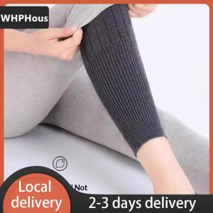 [COD] WHPHous Ship within 24 hours 1 Pair Thick Warm Wool Kneepad Leg Guard Cashmere Knee Protector Windproof Coldproof Leg Warmers Women Men KneeCap Leg Sleeves