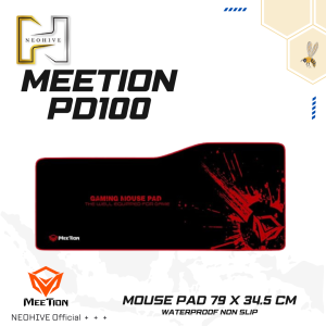 Meetion P100 Mousepad Gaming JUMBO Anti Slip Waterproof Large Desk Mat Alas Mouse Gaming Full Desk