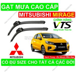 Gạt Mưa Silicon Nano Kính Lái Mitsubishi Mirage Cặp Gạt Mưa K.ính Lái Mitsubishi Mirage Có Đủ Size C.ho Các Đời Mirage