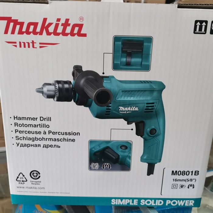 Makita M0801B bor beton 13 mm bor tembok makita mesin bor drill