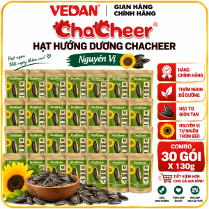 Combo 30 Gói Hạt Hướng Dương CHACHEER Nhập Khẩu 130g