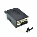 ขั้ว D-Sub Vga ตัวผู้ตัวเชื่อมอะแดปเตอร์15ขา Db15พร้อมสายเคเบิลข้อมูลพลาสติกคลุม36. 