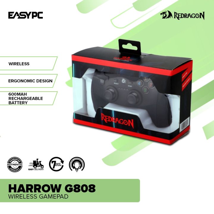 EasyPC | Redragon Harrow G808 Wireless Ergonomic Design 600mAh ...