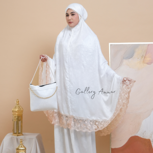 vAMMAR - Mukena Dewasa Santorini Silk Premium 2in1 Sahwal Series