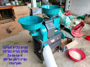 ĐẠI LÝ máy xát gạo mini đời mới tại Nghệ An