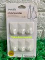 stick hook Polos Model Melengkung Isi 6 pcs. 