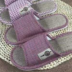 Large Size Fabric Slippers for Men Suitable for Spring and Autumn Home Use Couples Indoor Floor Slippers Made of Cotton and Linen All-Season Linen Slippers for Men.