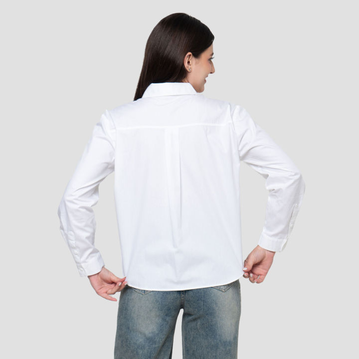 Connexion%20Blend%20Slim%20Tapered%20Waist%20Length%20Kemeja%20Wanita%20123346246%20-%20Image%203