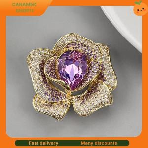 ❣️❣️❣️ Fashion Exquisite Rhinestone Crystal Flower Brooch For Women Clothing Coat Jewelry Accessries Gifts