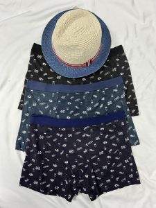 Island Club 3 in 1 Men Boxer Cotton Spandex Elastic Underwear Breathable 24216