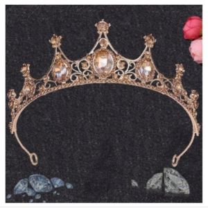 Princess Crown Silver - Mahkota Bridal Elegan Cantik - Wedding Crown Tiara