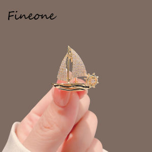 Small Sailboat Brooch for Men and Women Temperament  Accessories