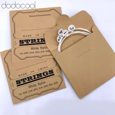 Dodocool สายอูคูเลเล่ไนลอน 4 ชิ้นติดตั้งง่าย 23in สายอูคูเลเล่มืออาชีพฝีมือดีสำหรับประสิทธิภาพ