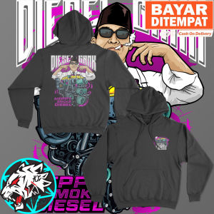 Jaket Hoodie Racing Diesel Gank Soekarno Happy Smoke Diesel Big Size Jumbo Disel Gank