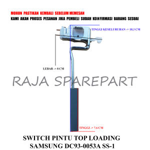 SWTLS SWITCH MESIN CUCI 1 TABUNG / SWITCH PINTU TOP LOADING SAMSUNG DC93-0053A SS-1