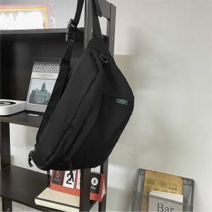 Japan Style Mens Shoulder Crossbody Bag Waterproof Large Capacity Light weight Sport Waist Bag Casual Travel Messenger Sling Bag for Woman bag sekolah