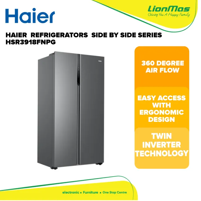 HAIER%20%20Refrigerators%20%20Side%20By%20Side%20Series%20HSR3918FNPG%20-%20Image%202