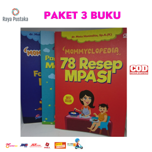 [Paket 3 buku parenting] Mommyclopedia 78 Reseo MPASI 567 Fakta tentang MPASI dan Panduan Lengkap Merawat Bayi 0-1 tahun Penulis dr Meta Hanindita
