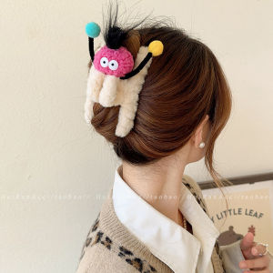 Lacepulse kẹp tóc răng cưa mờ dễ thương cho phụ nữ phụ kiện tóc phim hoạt hình vui nhộn thiết kế hợp thời trang