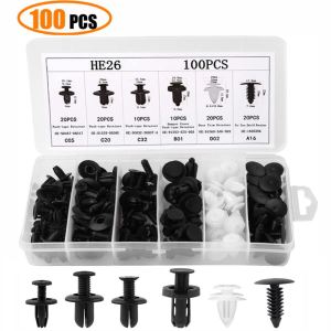 (Malaysia stock)725pcs Auto FastenerClip Car Body Push Retainer Pin RivetBumper Door Trim Panel Retainer Kit 汽车配件Standardoduotink