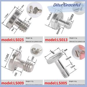 Ditur Chất lượng cao Máy ảnh vít Set 1 4 inch Phát hành nhanh chóng tấm vít DSLR phụ kiện tripod núi Adapter cho DSLR máy ảnh Tripod